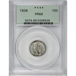 1939 10C PR66 PCGS