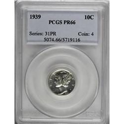 1939 10C PR66 PCGS