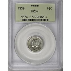 1939 10C PR67 PCGS