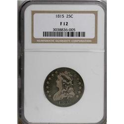 1815 25C F12 NGC