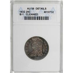 1832 25C AU58 ANACS