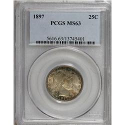 1897 25C MS63 PCGS