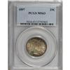 Image 1 : 1897 25C MS63 PCGS