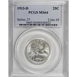 1913-D 25C MS64 PCGS