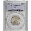 Image 1 : 1917-D 25C Type One Full Head MS62 PCGS