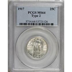 1917 25C Type Two MS64 PCGS