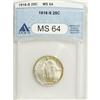 Image 1 : 1918-S 25C MS64 ANACS