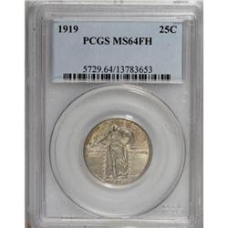 1919 25C Full Head MS64 PCGS
