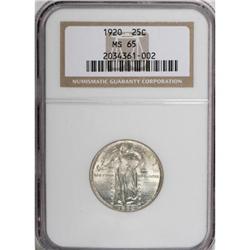 1920 25C MS65 NGC