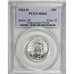 1924-D 25C MS64 PCGS