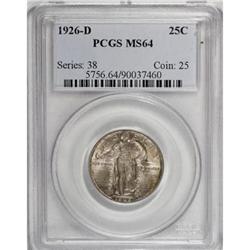 1926-D 25C MS64 PCGS