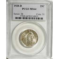 1928-D 25C MS64 PCGS