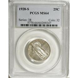 1928-S 25C MS64 PCGS