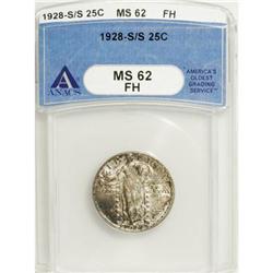 1928-S 25C Full Head MS62 ANACS
