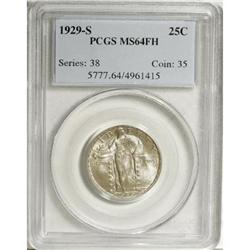 1929-S 25C Full Head MS64 PCGS