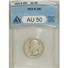 Image 1 : 1932-S 25C AU50 ANACS