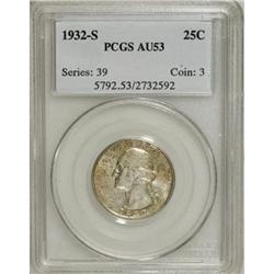 1932-S 25C AU53 PCGS