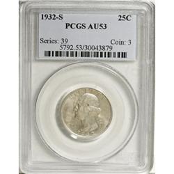 1932-S 25C AU53 PCGS