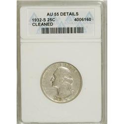 1932-S 25C AU55 ANACS