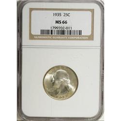 1935 25C MS66 NGC