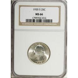 1935-S 25C MS66 NGC