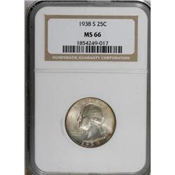 1938-S 25C MS66 NGC