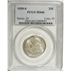 1939-S 25C MS66 PCGS