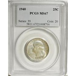 1940 25C MS67 PCGS