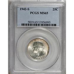 1942-S 25C MS65 PCGS