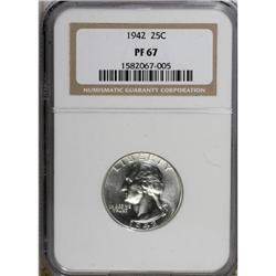 1942 25C PR67 NGC