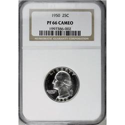 1950 25C Cameo PR66 NGC