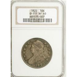 1822 50C XF40 NGC