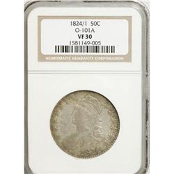 1824/1 50C VF30 NGC