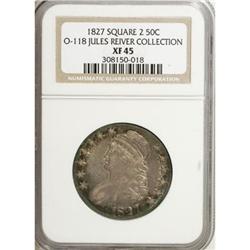 1827 50C Square Base 2 XF45 NGC