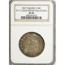 1827 50C Square Base 2 XF45 NGC