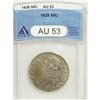 Image 1 : 1828 50C Curl Base 2, No Knob AU53 ANACS