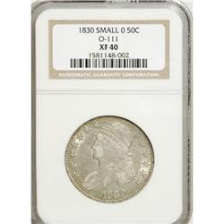 1830 50C Small 0 XF40 NGC