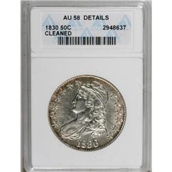 1830 50C Large 0 AU58 ANACS