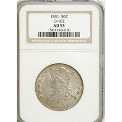 1831 50C AU53 NGC