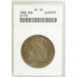 1832 50C Small Letters XF45 ANACS