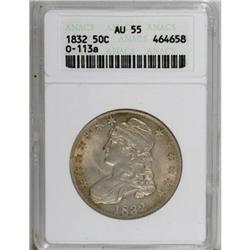 1832 50C Small Letters AU55 ANACS