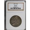 Image 1 : 1833 50C AU53 NGC