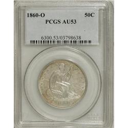 1860-O 50C AU53 PCGS