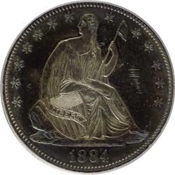 1884 50C PR61 PCGS