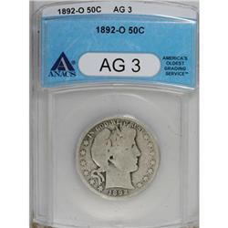 1892-O 50C AG3 ANACS