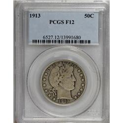 1913 50C F12 PCGS