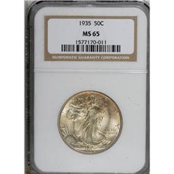 1935 50C MS65 NGC