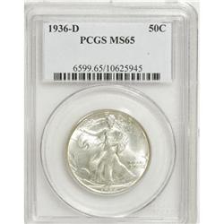 1936-D 50C MS65 PCGS