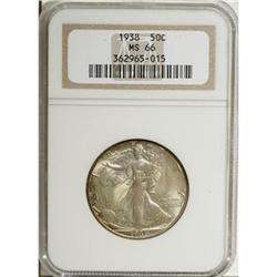 1938 50C MS66 NGC