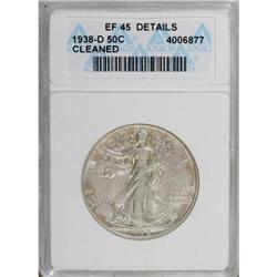 1938-D 50C XF45 ANACS